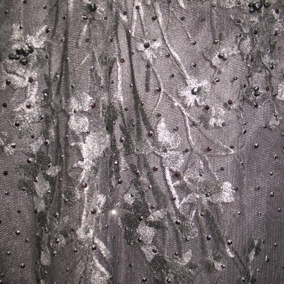 Mac Duggal 204041 Long Sleeve Floral Embellished Cocktail Dress - Picture 8 of 12